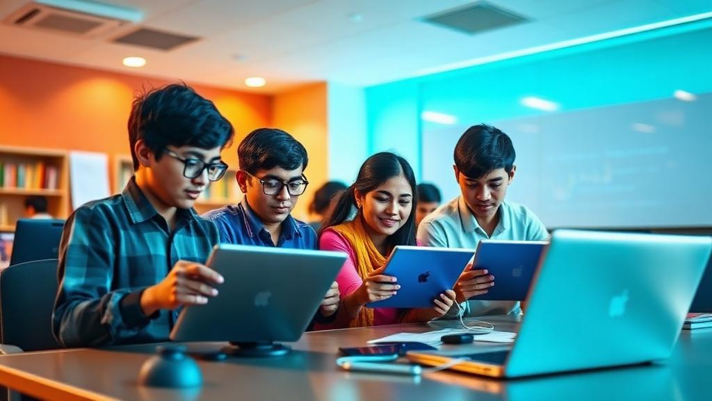 Students learning with ELCAAS